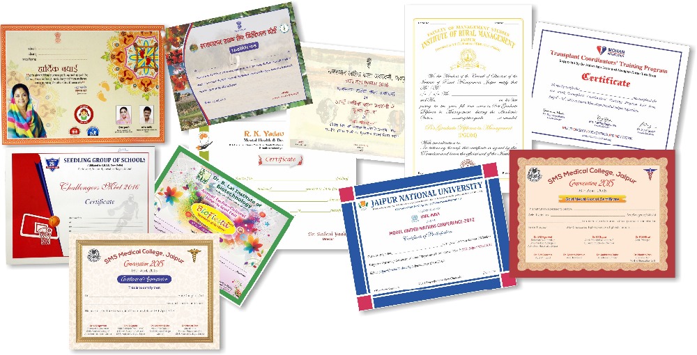 Best Online Certificate Printing Store printster.in